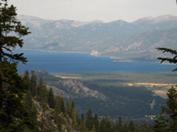 Lake Tahoe, past Echo Summit